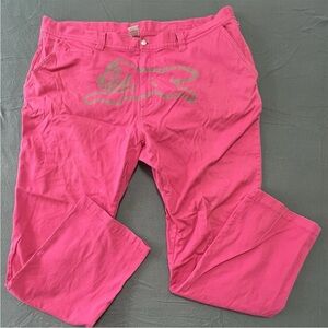 Billionaire Boys Club Ice Cream Pink Pants Jeans Size 42 Side Zipper Pocket